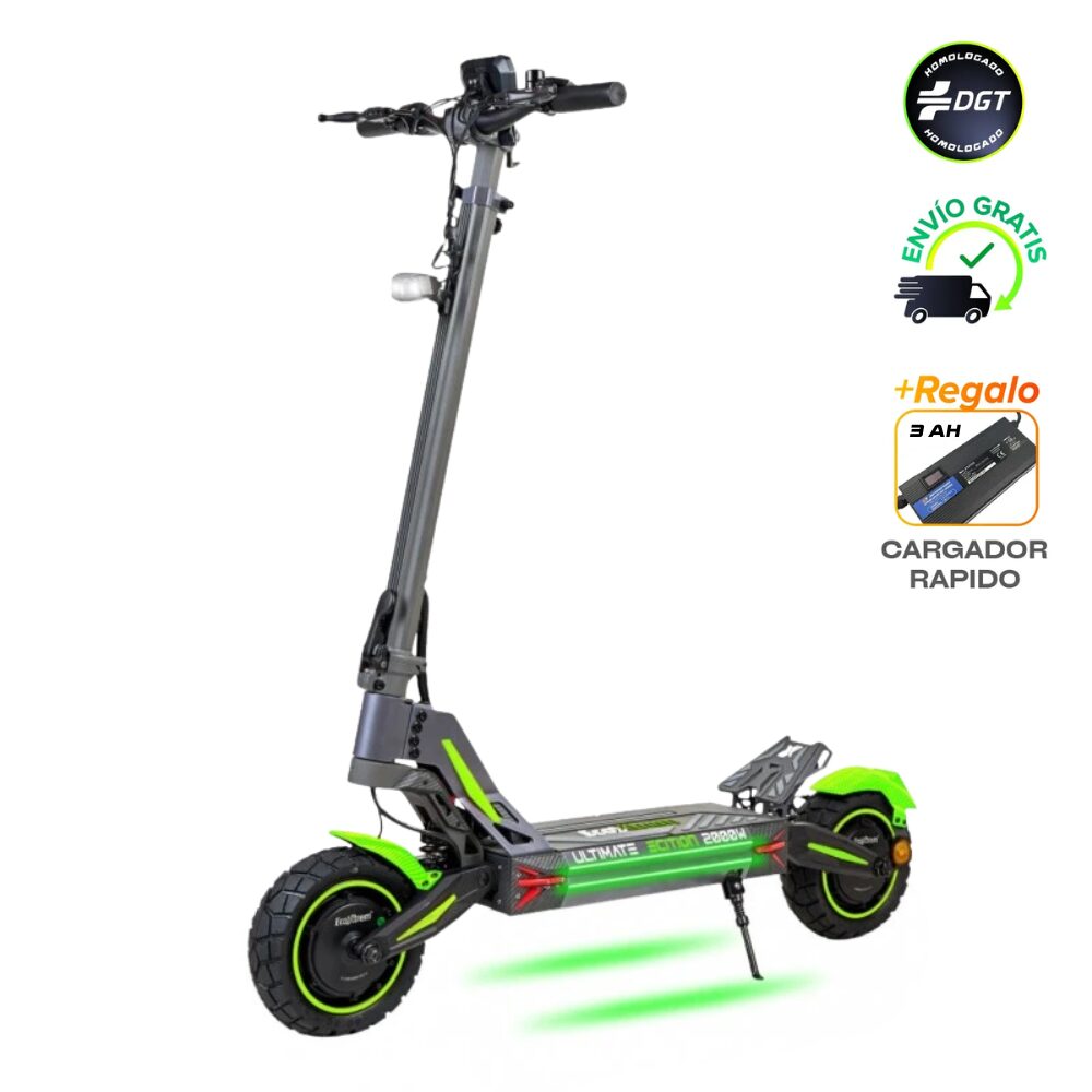 Patinete Eléctrico Ecoxtrem M41 Tank Dual Motor Homologado DGT