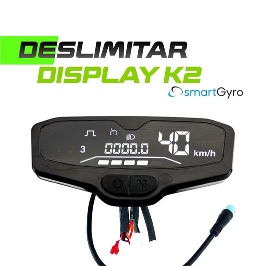 Display Deslimitar SmartGyro K2 y K2 PRO Homologado DGT para patinete eléctrico | TDP Performance