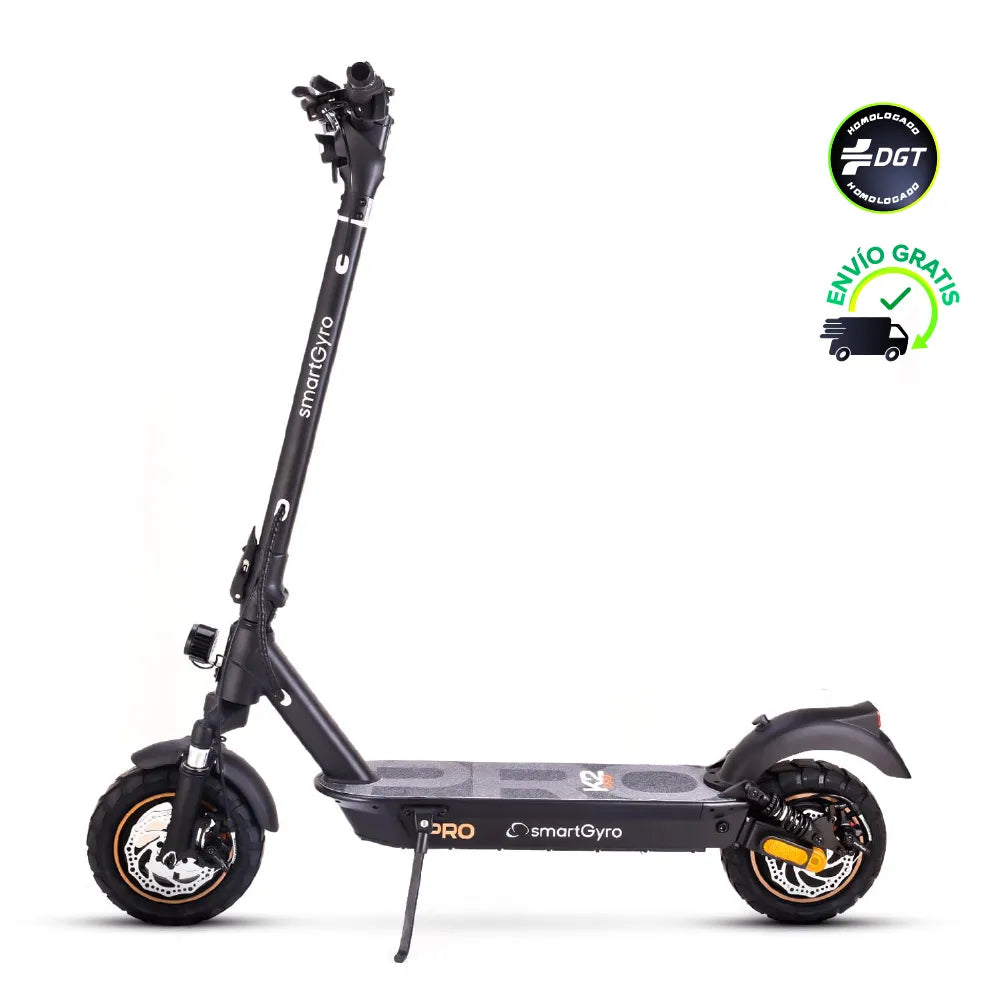 Patinete Eléctrico Smartgyro K2 PRO XL Black Homologado DGT