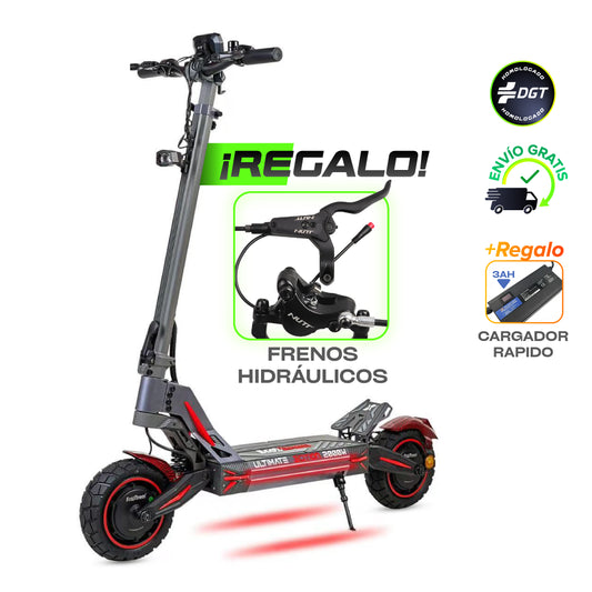 Patinete Eléctrico Ecoxtrem M41 Tank Dual Motor Homologado DGT | TDP Performance