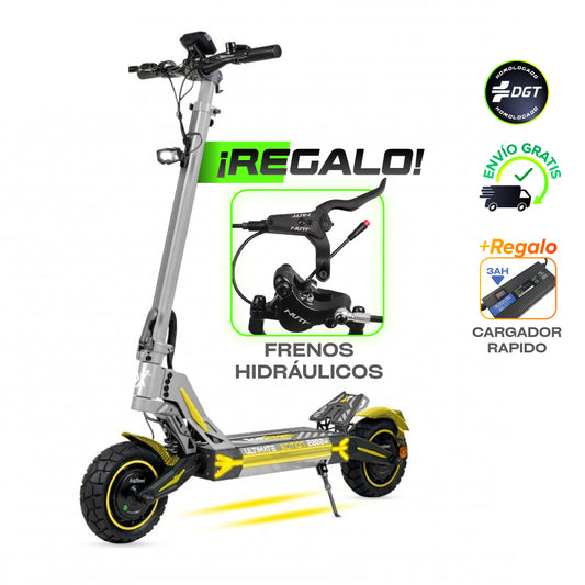 Patinete Eléctrico Ecoxtrem M41 Tank Dual Motor Homologado DGT – vista detalle