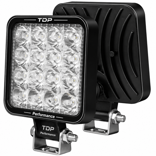 Foco LED Cuadrado 12V para Patinete Eléctrico